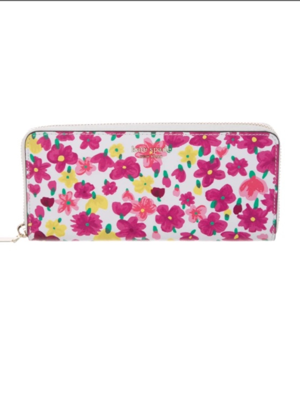 EUC Kate Spade Floral Slim Continental Wallet - Picture 1 of 5
